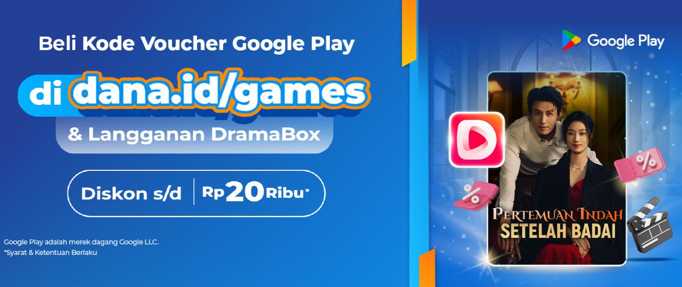 Diskon DramaBox Rp20.000 di dana.id games